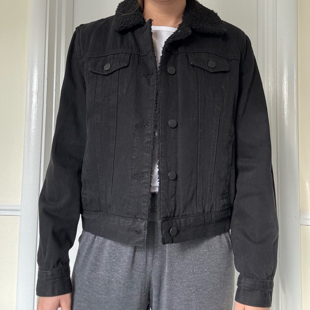 Women's Black Denim Jacket